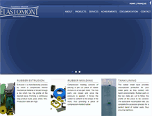 Tablet Screenshot of elastomont-rubber.com